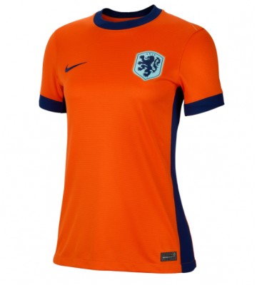 Holland Hjemmebanetrøje Dame EM 2024 Kort ærmer